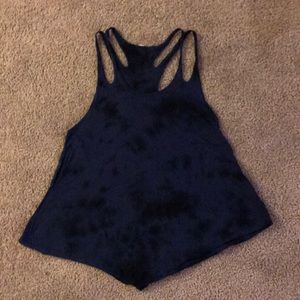 Loose Flowing Racerback Doubt Strap Tie Died Tank